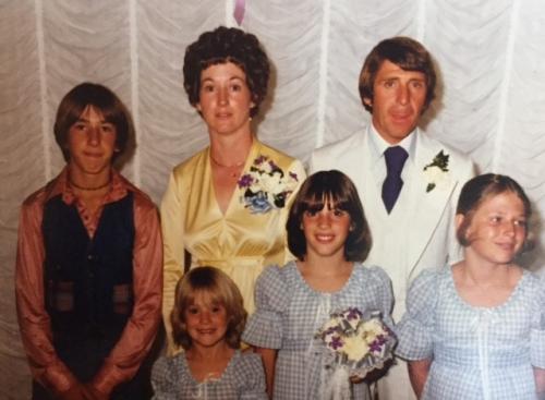 Joe Pat Family on Susan's wedding day